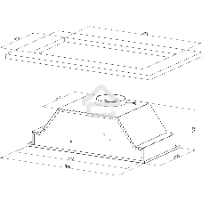 Вытяжка встраиваемая Kuppersberg Intouch 60 B черный, 54 см, 650 куб. м/ч, 41 дБ