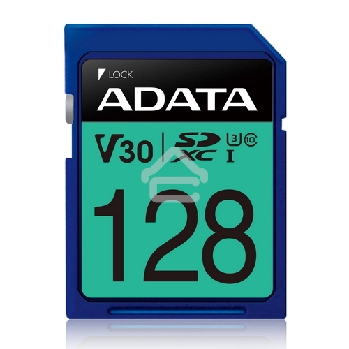 Флеш карта SD ADATA 128Gb ADATA Premier Pro SDXC Class 10 UHS-I U3 V30S 95/60 MB/sФлеш карта SD