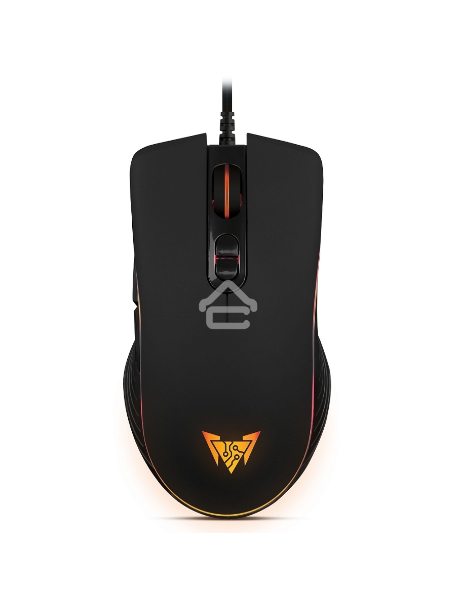 Мышь проводная Crown CMGM-900 черный, 3200 dpi, USB, кнопки - 7