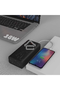 Мобильный аккумулятор Romoss PEA40 Li-Pol 40000mAh 3A+2.1A черный 2xUSB