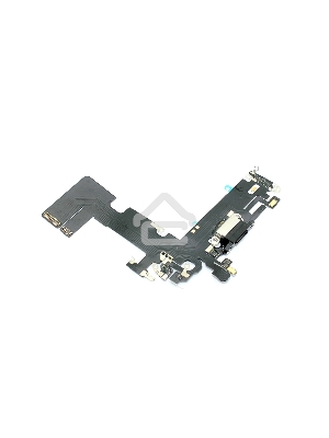 Шлейф с разъемом зарядки и микрофоном для Apple iPhone 13 черный