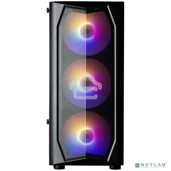 Компьютерный корпус MidiTower Zalman N4 black (ATX,Window, 6xRGb fan, USB 2.0 x2, USB 3.0x1, без БП) (N4 rev.1)