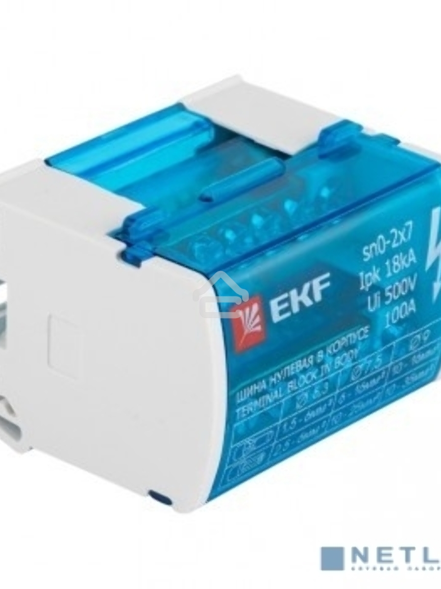 Шина нулевая в корпусе EKF sn0-2x7 (2х7) EKF PROxima