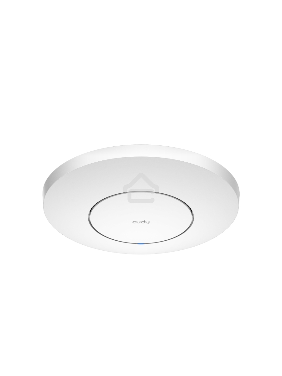 Точка доступа CUDY AC1200 Dual Band Gigabit Ceiling Mount Access Point, MT7621DAN+MT7613B+MT7603E, 867Mbps at 5GHz + 300Mbps at 2.4GHz, 1 x GbE RJ45 Port, Support 12V DC or 802.3af PoE or Passive PoE, Internal Antennas, 48V passive PoE adapter included, C