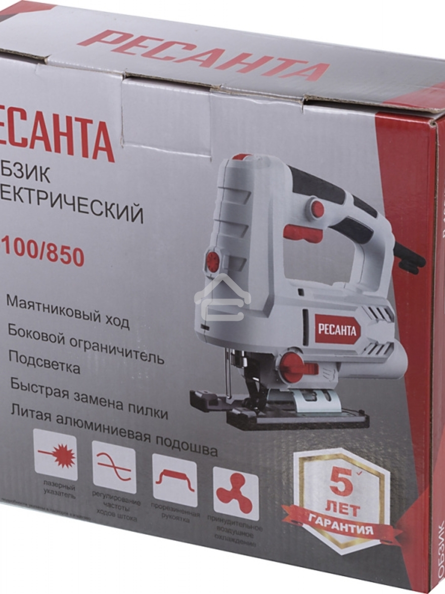 Лобзик Ресанта Л-100/850 850Вт 3000ходов/мин от электросети