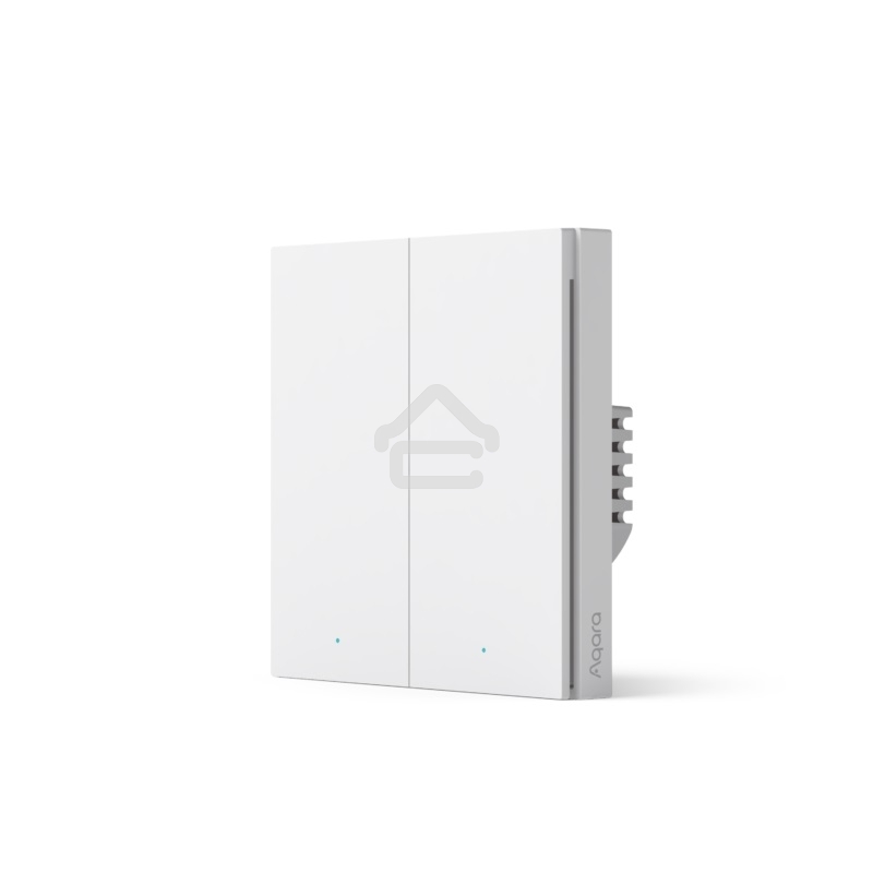 Выключатель умный двухклавишный Aqara Smart Wall Switch H1 (WS-EUK02)