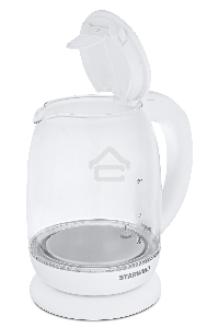 Чайник электрический Starwind SKG4215 1.7л. 2200Вт белый (корпус: стекло)