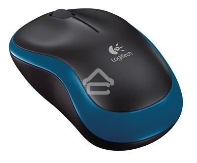 Мышь беспроводная Logitech M185 синий, 1000 dpi, радиоканал, USB, кнопки - 3