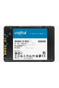 Накопитель SSD Crucial BX500, 2Tb, SATA III, 2.5
