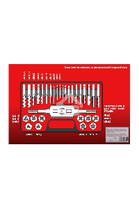Набор метчиков и плашек MATRIX MASTER 77337 М3 - М12, 31 предмет