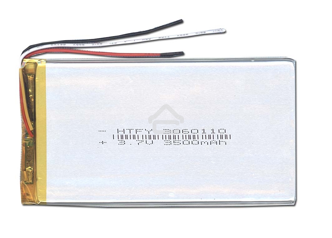 Аккумулятор Li-Pol (батарея) 3x60x110мм 3pin 3.7V/3500mAh