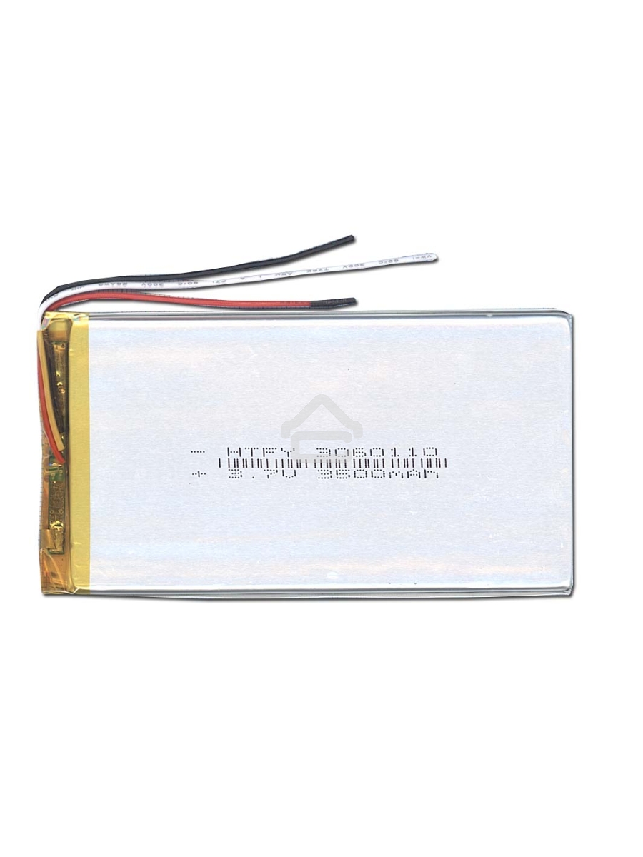 Аккумулятор Li-Pol (батарея) 3*60*110мм 3pin 3.7V/3500mAh