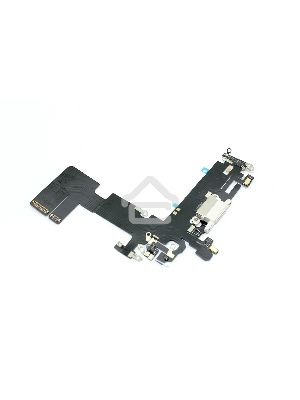 Шлейф с разъемом зарядки и микрофоном для Apple iPhone 13, белый