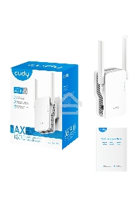 Повторитель беспроводного сигнала Cudy RE1800 AX1800 10/100/1000BASE-TX/Wi-Fi белый