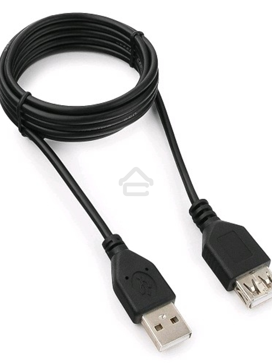 Кабель удлинитель USB 2.0 Гарнизон GCC-USB2-AMAF-1.8M, AM/AF, 1.8м, пакет