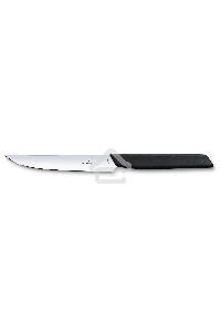 Нож кухонный Victorinox Swiss Modern (6.9003.12) стальной для стейка лезв.120мм прямая заточка черный