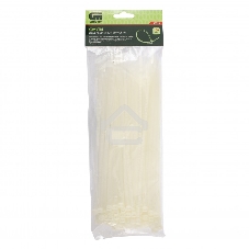 Хомуты Сибртех, 250 х 4,8 мм, пластиковые, белые, 100 шт.