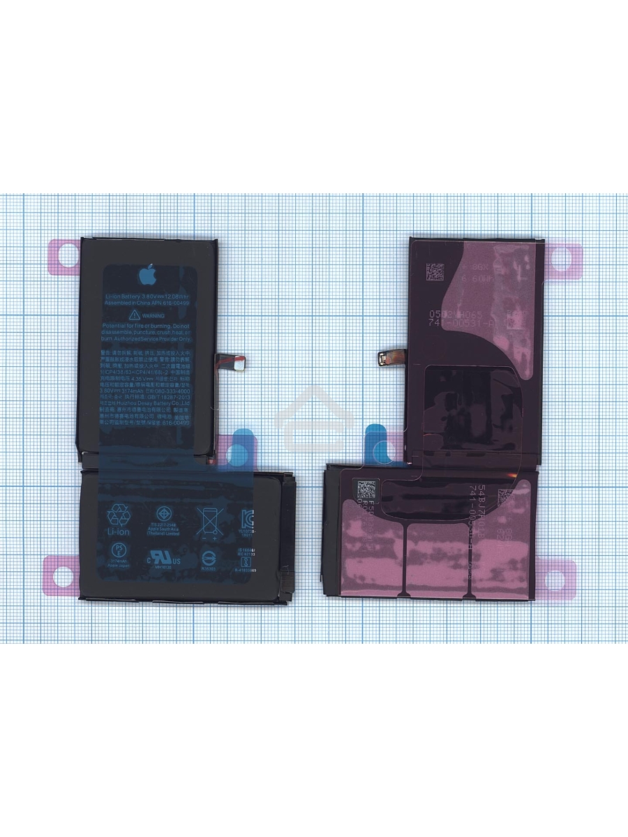 Аккумуляторная батарея для Apple iPhone XS Max 3.80V 3174mAh