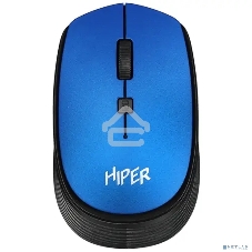 Мышь беспроводная HIPER HOMW-083 синий, 1600 dpi, радиоканал, USB, кнопки - 4