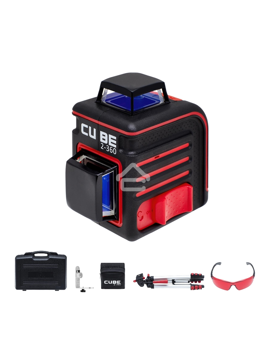 Уровень лазерный ADA Cube 2-360 Ultimate Edition20(70)м ±3/10мм/м ±4° лазер2