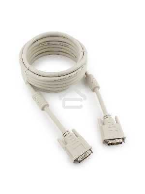 Кабель Кабель DVI-D dual link Gembird, 4.5м, 25M/25M, экран, феррит.кольца, пакет CC-DVI2-15