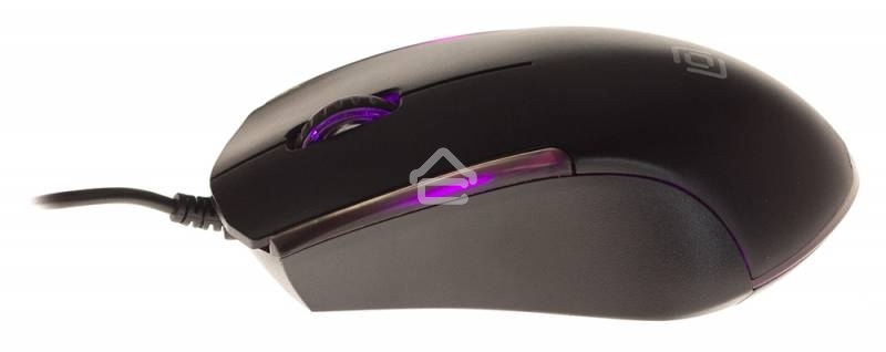 Мышь проводная Oklick 245M черный, 1000 dpi, USB, кнопки - 3