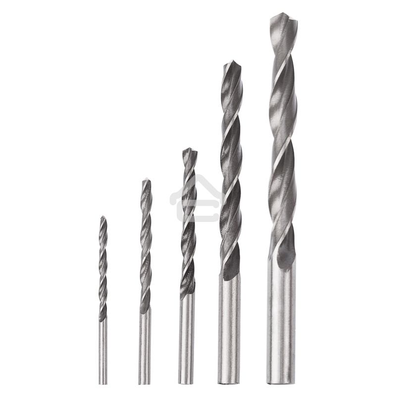 Набор сверл по металлу Kranz (HSS) диаметр 4.0-10.0 мм (5 шт.)