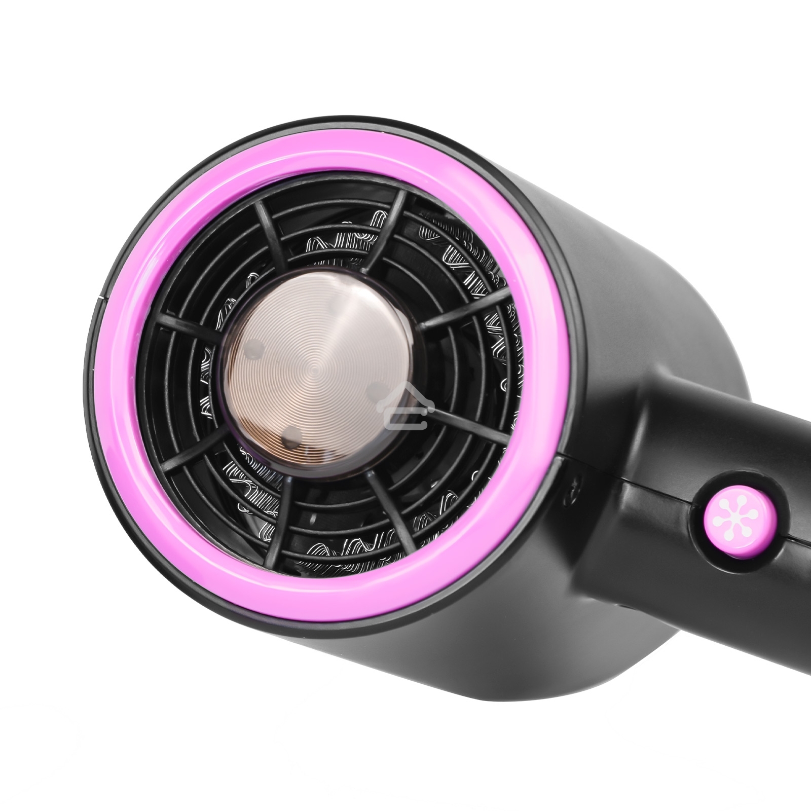 Фен для волос Galaxy Line GL 4346, черный, 1400 Вт, 2 скорости потока воздуха, функция 