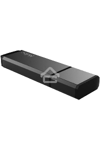 Флеш диск Netac U351 NT03U351N-016G-30BK, 16Gb, USB3.0, с колпачком, металлическая, чёрная
