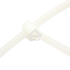 Хомут-стяжка кабельная нейлоновая Rexant 450 x4,8 мм, белая, упаковка 100 шт.