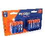 Щелочной/алкалиновый элемент питания PKCELL LR03(12)+LR6(8) тип - AAА 12 шт + АА 8 шт в блистере