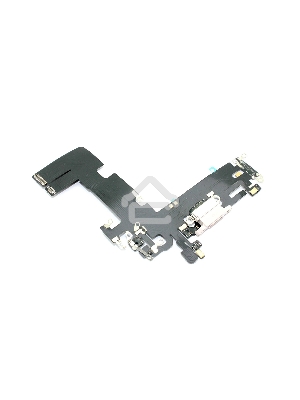 Шлейф с разъемом зарядки и микрофоном для Apple iPhone 13 розовый