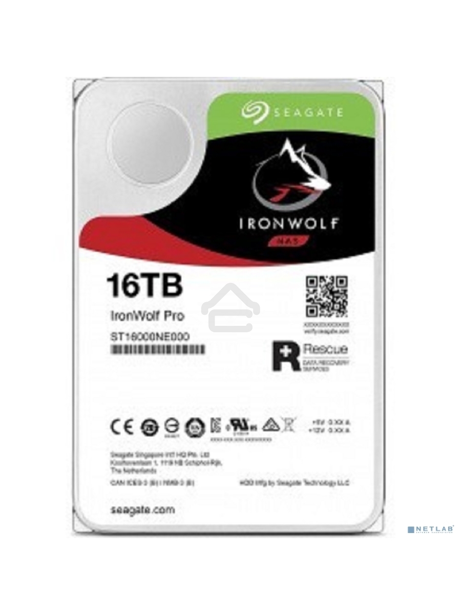 Жесткий диск Seagate HDD 16Tb IronWolf Pro ST16000NE000 3.5