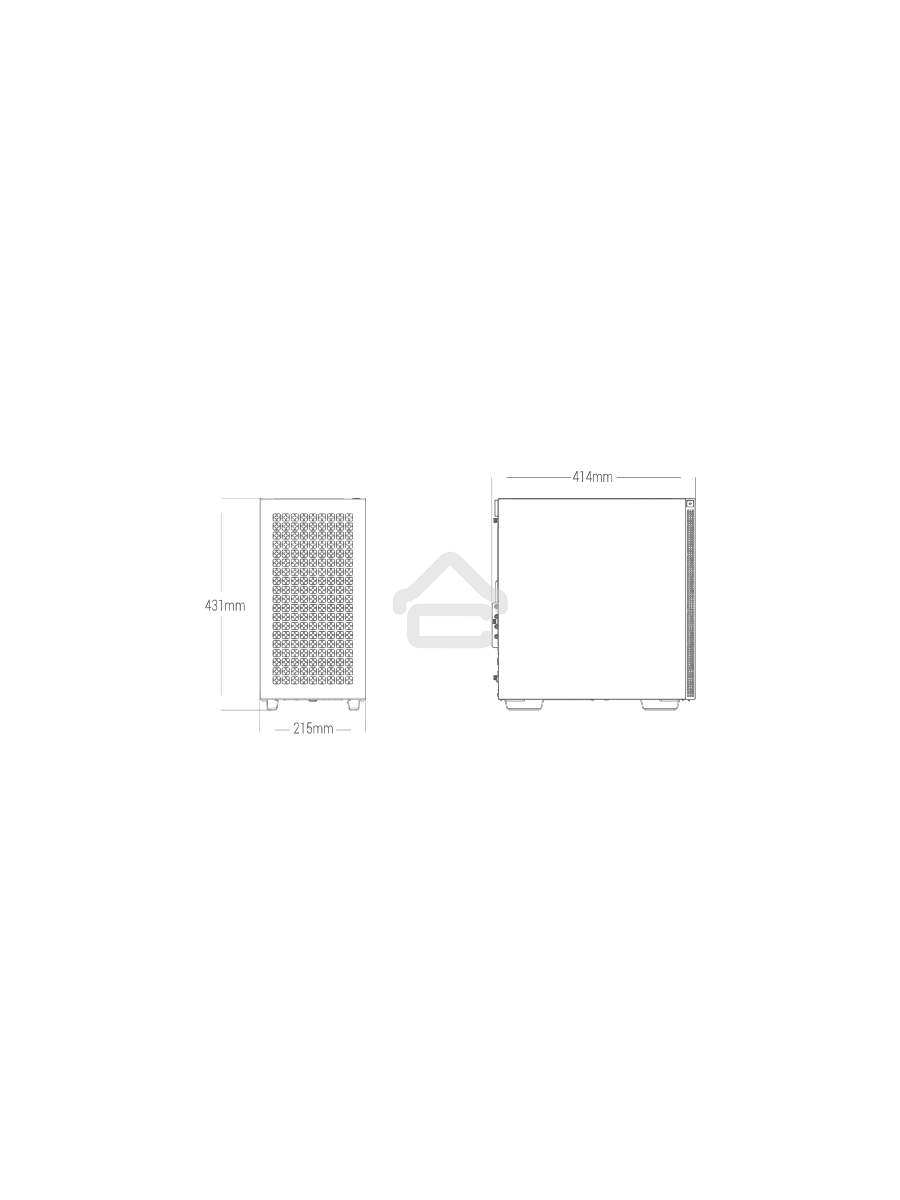Компьютерный корпус Deepcool CH370 черный без БП mATX 1x120mm 1xUSB2.0 1xUSB3.0 audio bott PSU