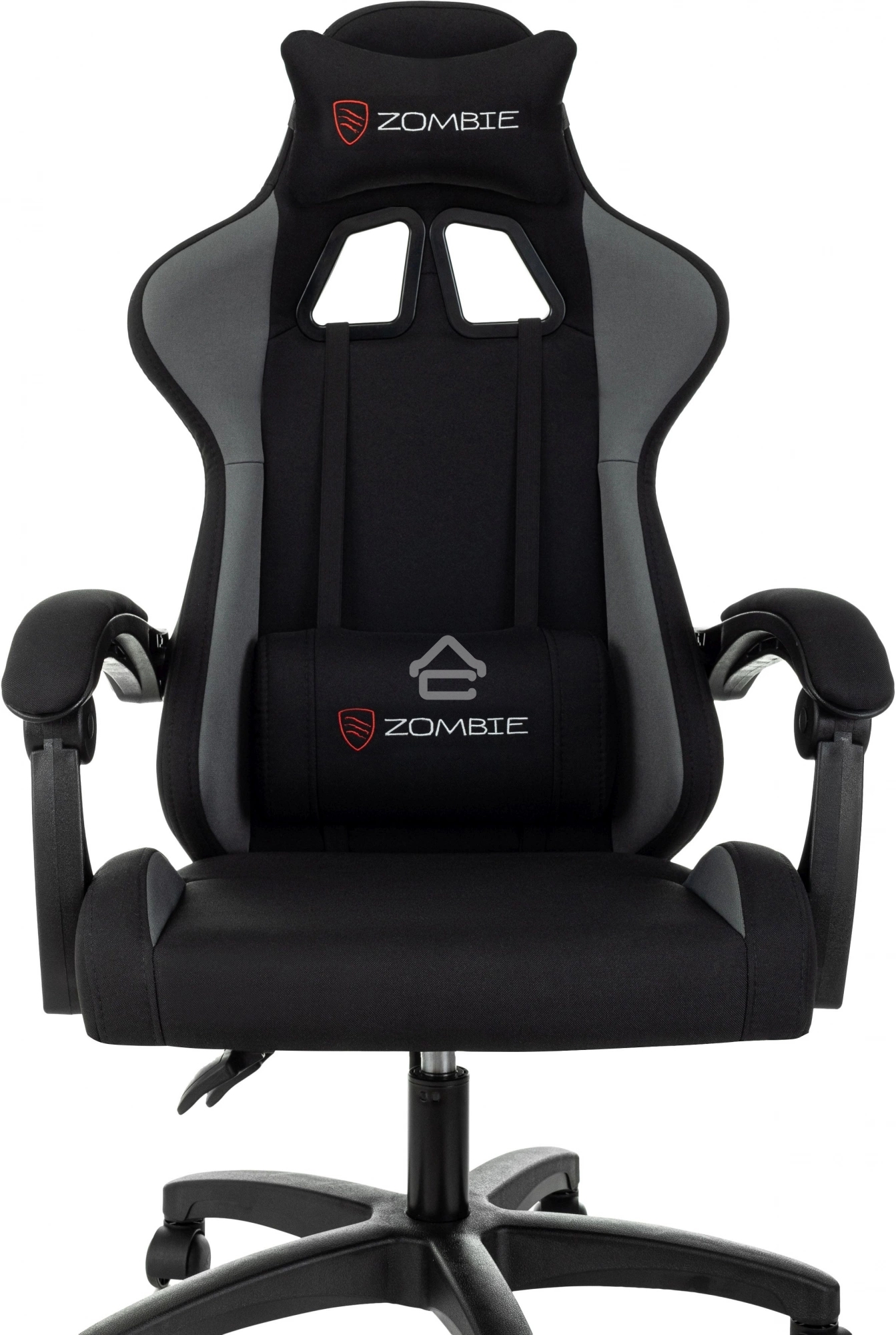 Кресло игровое Zombie Void черный/серый