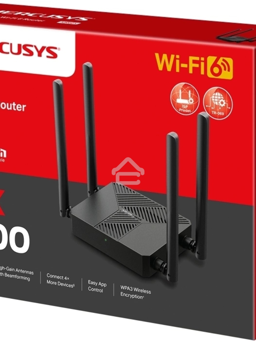 Маршрутизатор Mercusys MR62X AX1500 Wi-Fi 6 Router
