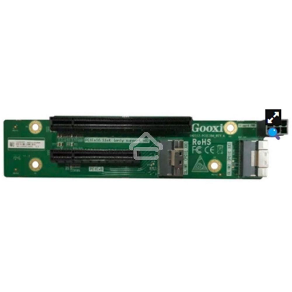 Райзер Gooxi SL2108-748-PCIE4-M1 2*Slimline x8 to 2*PCIe3.0x8(1*x16 SLOT+1*x8 SLOT),Riser4((including half-height bracket, adapter board and high-speed cable),for SL-G3)