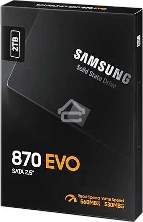 Накопитель SSD Samsung 870 EVO, 2Tb, SATA III, 2.5