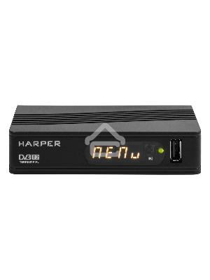 Ресивер DVB-T2 Harper HDT2-1514,  черный