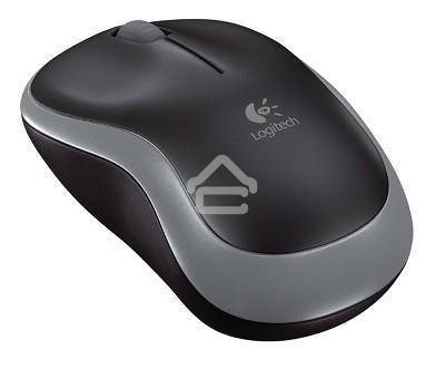 Мышь беспроводная Logitech M185 серый/черный, 1000 dpi, радиоканал, USB, кнопки - 3