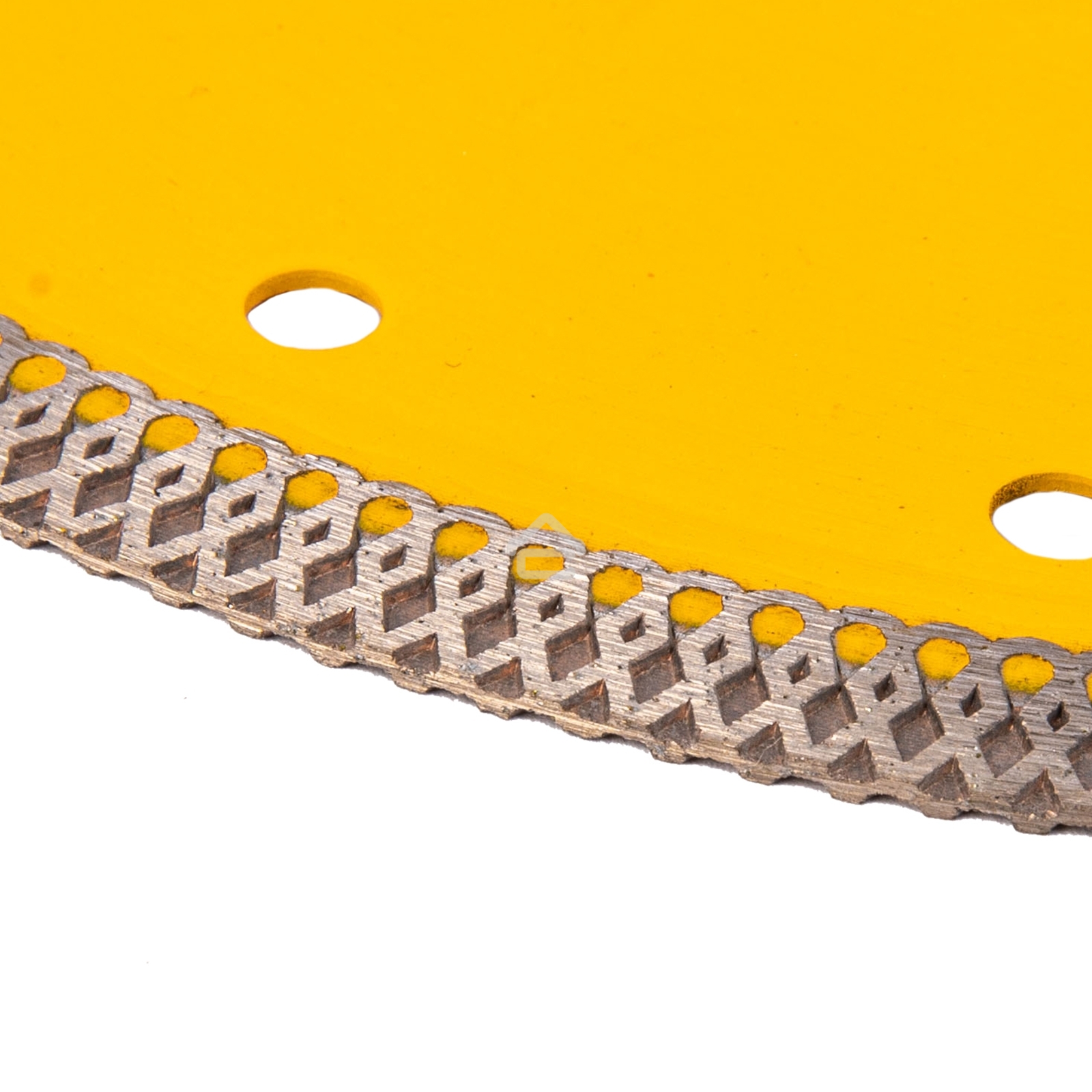 Диск алмазный отрезной Denzel 230 х 22,2мм, сплошной, супертонкий, горячий пресс, сухой/мокрый рез