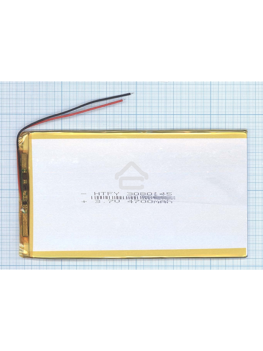 Аккумулятор Li-Pol (батарея) 3*80*145мм 2pin 3.7V/4700mAh