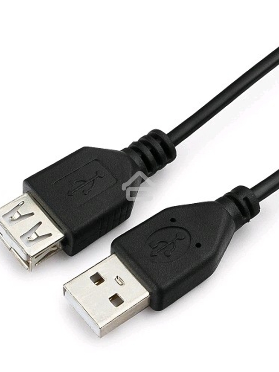 Кабель удлинитель USB 2.0 Гарнизон GCC-USB2-AMAF-1.8M, AM/AF, 1.8м, пакет