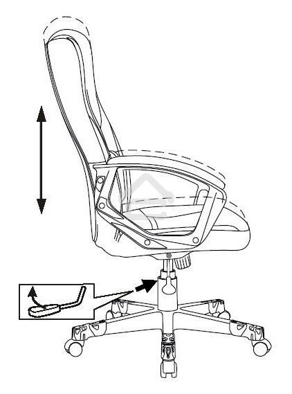 Кресло игровое Бюрократ Zombie 10 черный искусст.кожа/ткань крестовина пластик