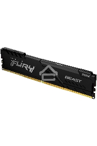 Оперативная память Kingston Fury Beast, DDR4, 8GB (1x8GB), 3600MHz, CL17, с радиатором, черны