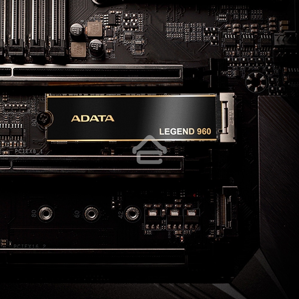 Накопитель SSD ADATA LEGEND 960, 4Tb, PCIe 4.0 x4, M.2 2280, NVMe, R/W 7400/6800, с радиатором