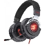 Гарнитура игровая Defender Aspis Pro,  для компьютера и игровых консолей, накладные,  черный  / красный [64221]