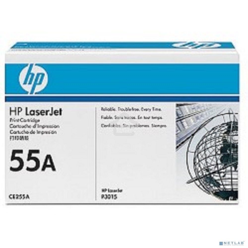 Картридж лазерный HP CE255A черный LJ P3015 (6000 стр.)