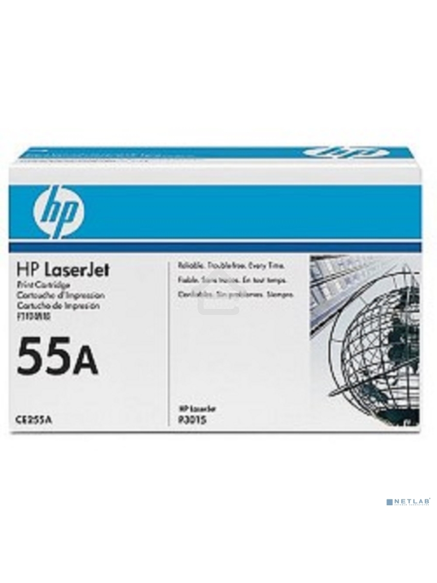 Картридж лазерный HP CE255A черный LJ P3015 (6000стр.)