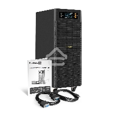 Источник бесперебойного питания On-line ExeGate PowerExpert TL-575-10kVA.192V.LCD.AVR.T.USB.RS232.SNMP 10000VA/10000W, On-Line, PF=1, LCD, клеммы, RS232, USB, SNMP-slot, встроенные батареи 12V 7.2Ah - 16шт, возможность подключения до 4 внешних батарейных 